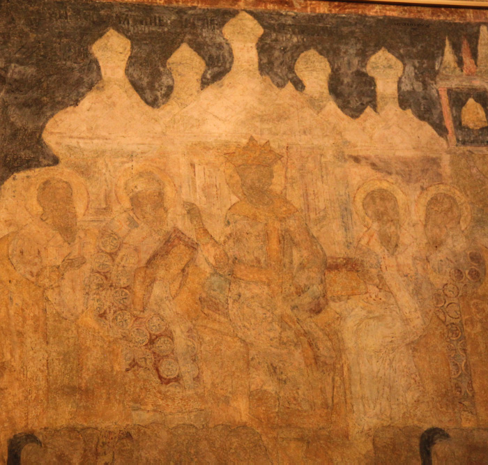 Fresco in the Transfiguration of the Savior Cathedral, Sixth Vsyelenskii Sobor